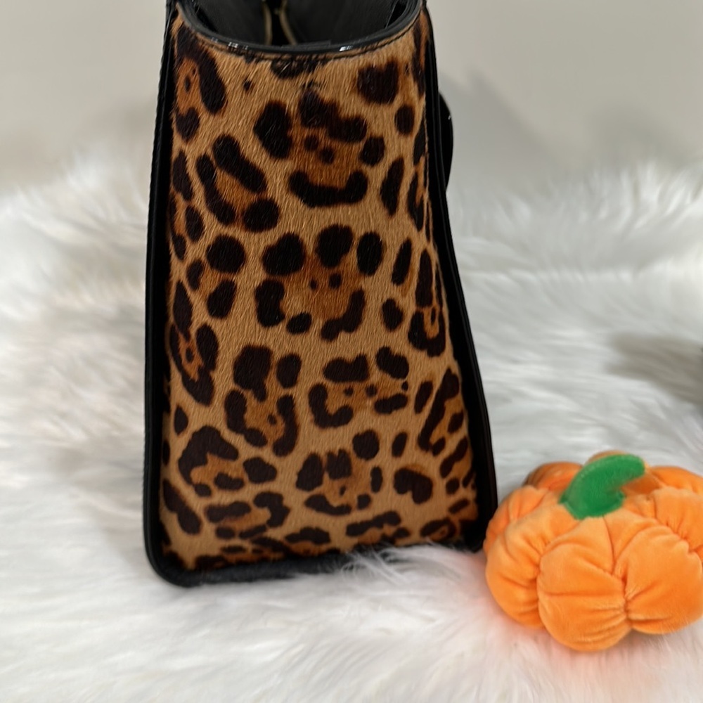 Kate Spade ♠️ leopard calf hair tote nwt - Picture 7 of 12